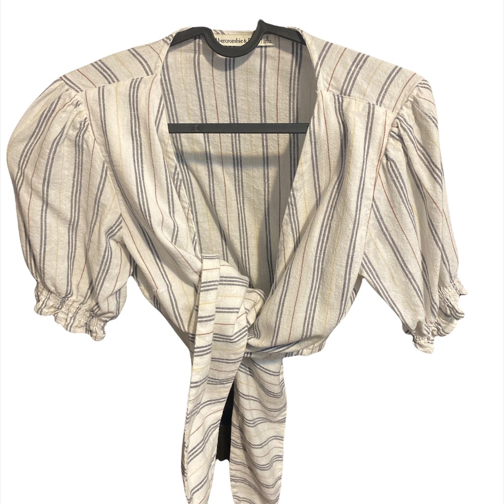 Abercrombie & Fitch Wrap Front Shirt, Small